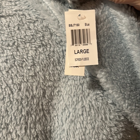 Derek Heart light blue plush sweatshirt - Picture 2 of 6